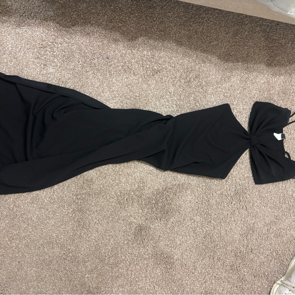 Windsor One Shoulder Black Dress